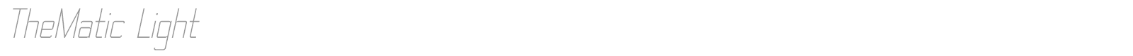 The Matic font preview